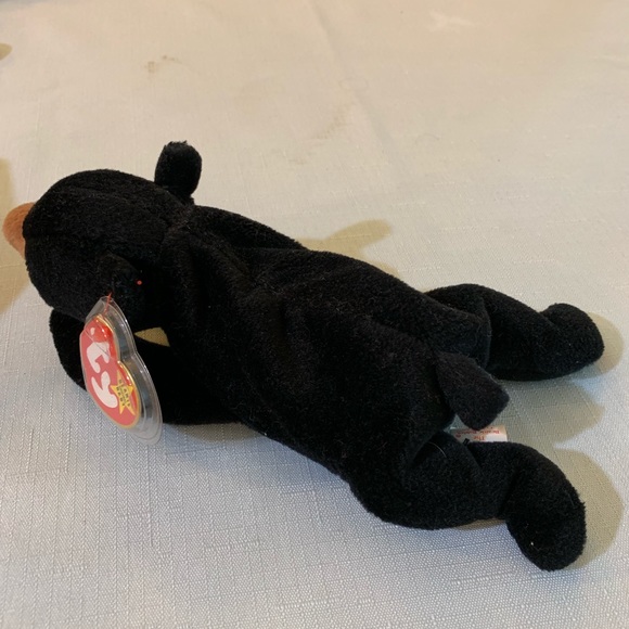 RARE! BLACKIE THE BEAR BEANIE BABIES - Picture 2 of 8